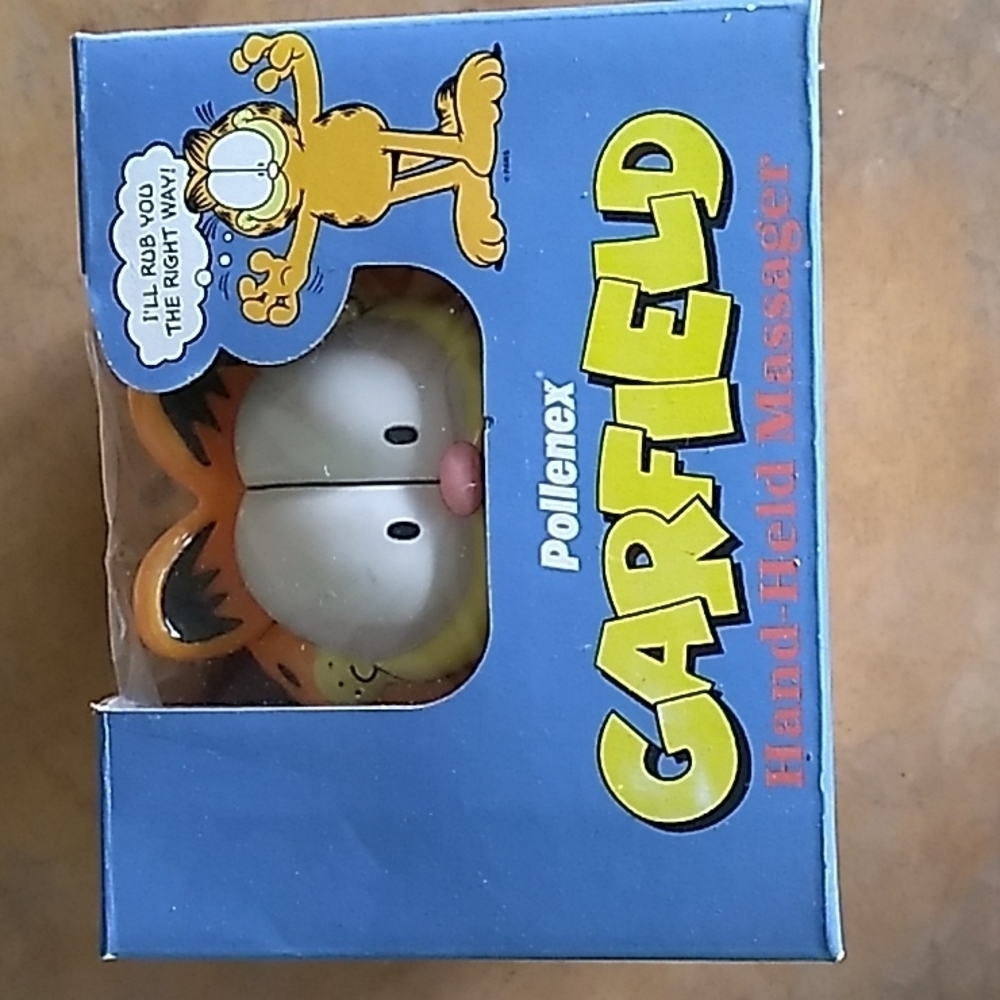 Vintage Garfield Hand Held Massager nib